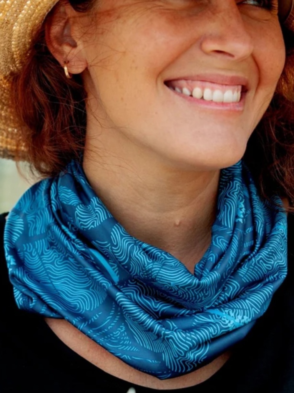 RipSkirt Hawaii Maui Moonlight Sun Scarf